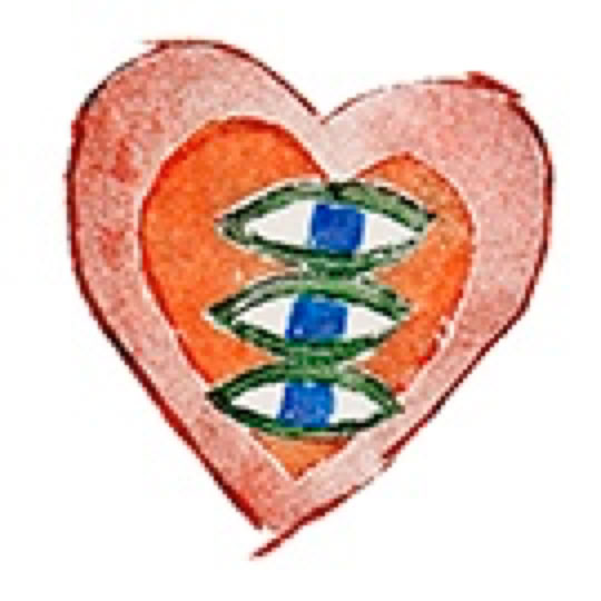 laurence de Saint Martin st artiste d&eacute;co originale coeur gravure eau-forte boite lumi&egrave;re introspection